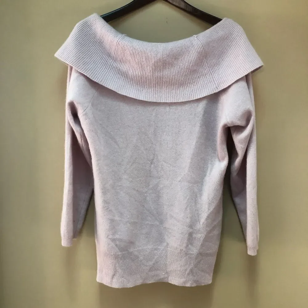 Vintage Lambswool and Angora Rabbit Cowl Neck (L)